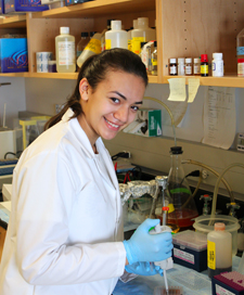 student researcher at the Cancer Institute of New Jersey