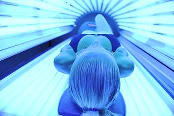 tanning bed image