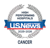 U.S. News and World Report Badge for High Performing Hospitals 2025-2026