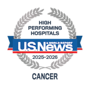 U.S. News and World Report Badge for High Performing Hospitals 2025-2026
