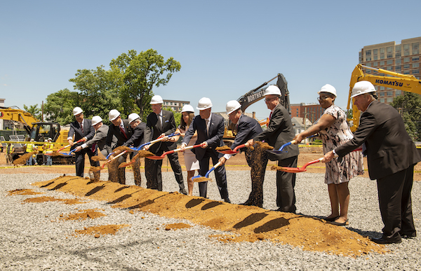 groundbreaking at the Jack and Sheryl Morris Cancer Center