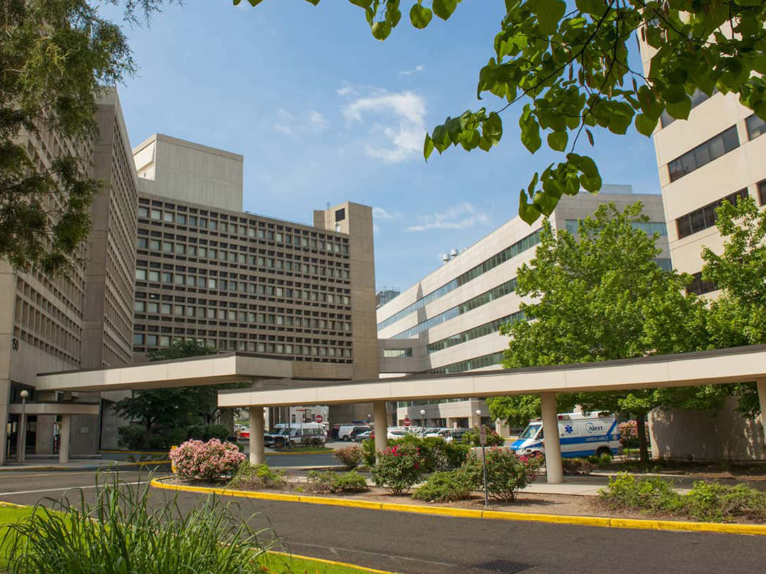 Exterior of University Hospital Newark