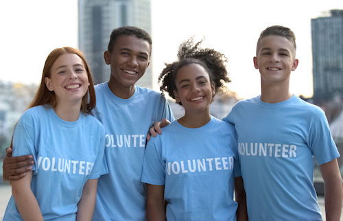 Teen High School Volunteers Rutgers Cancer Institute of New Jersey