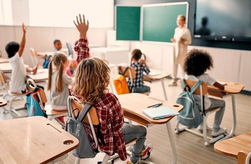 children in a classroom setting