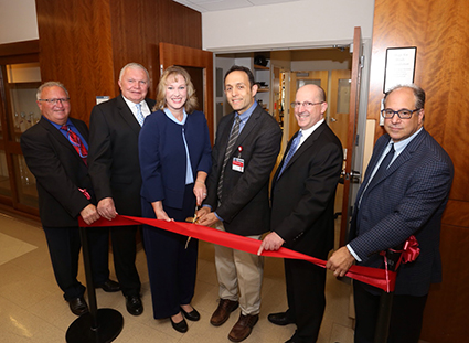 Hugs for Brady ribbon cutting