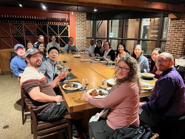 group shot of White Lab and Guo Lab members