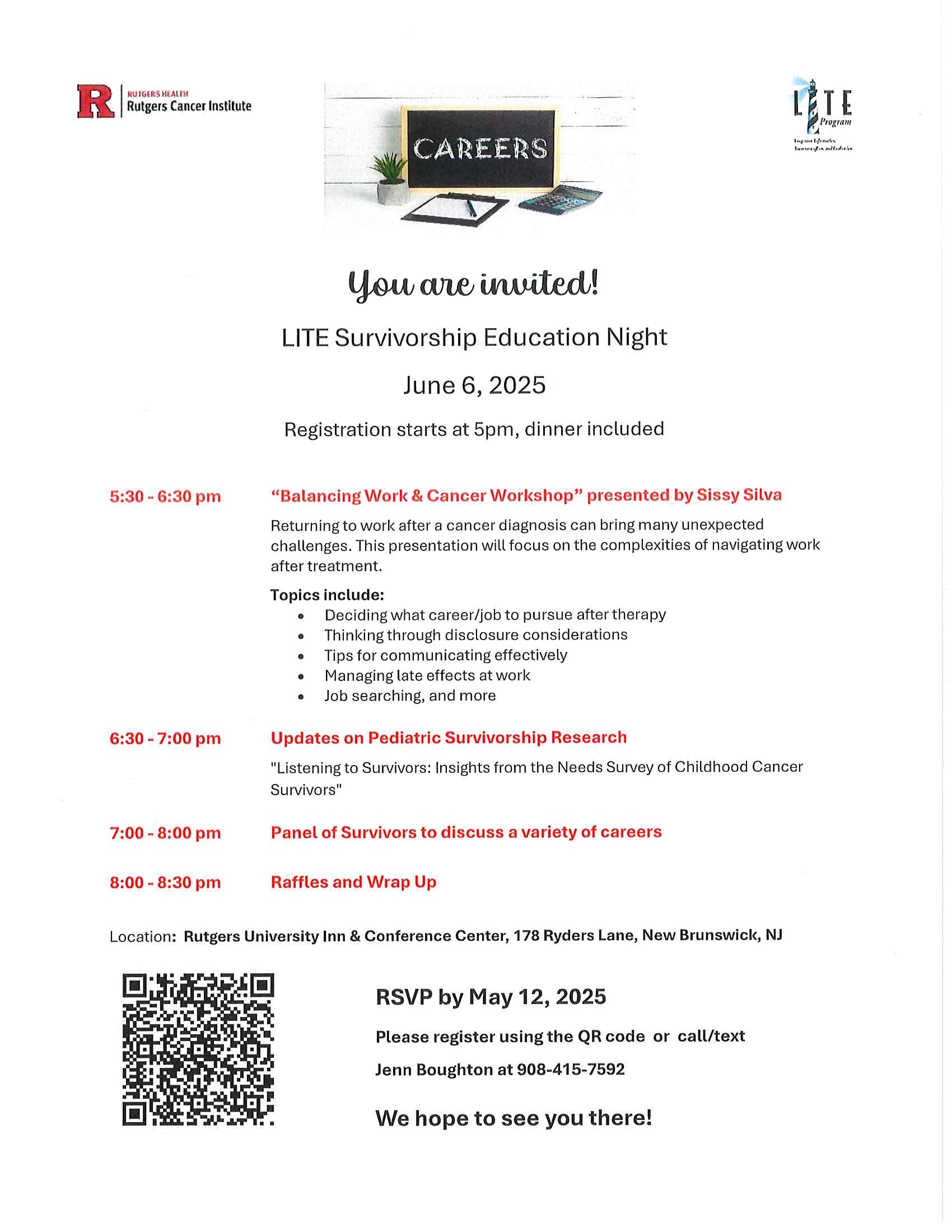 LITE event flyer