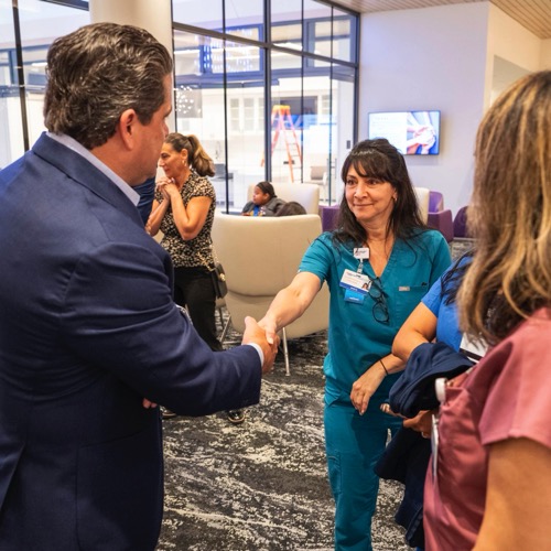 Opening Day at the Jack & Sheryl Morris Cancer Center