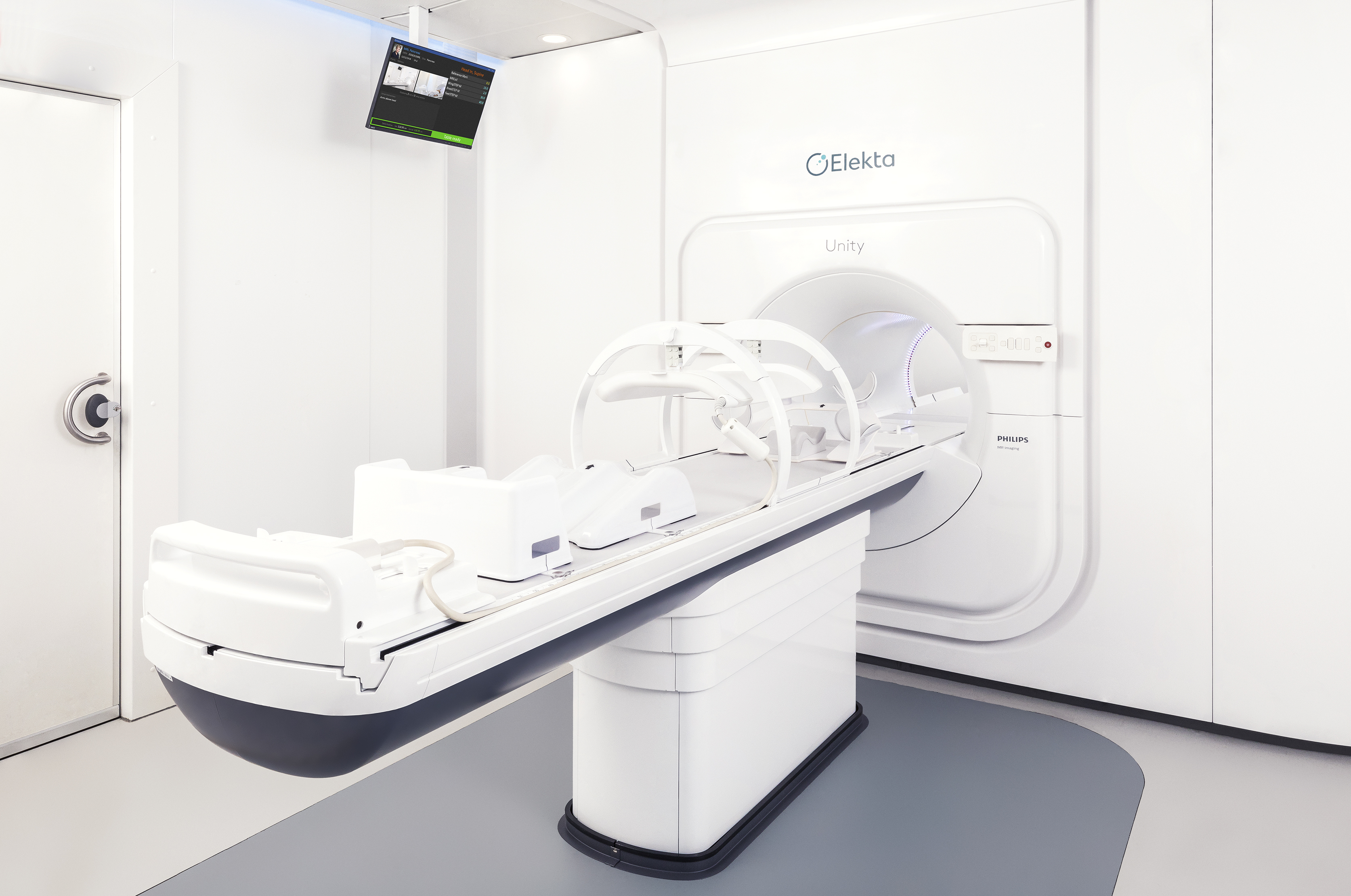 MR-Linac Machine in bright white room