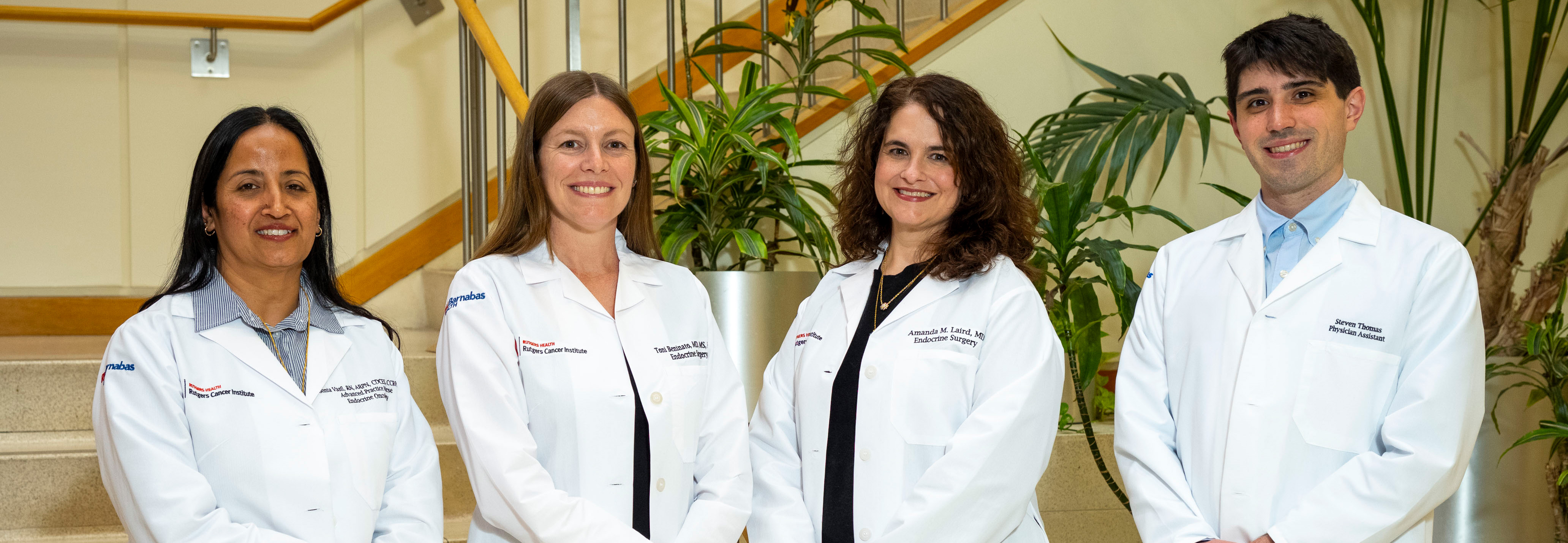 Group photo of 4 endocrine oncologists