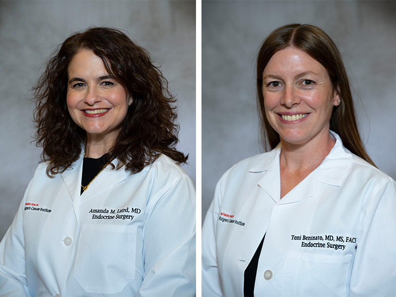 Headshots of Dr. Laird and Dr. Beninato