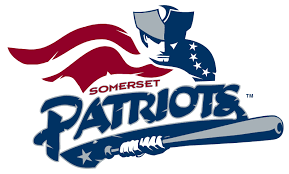 logo for the Somerset Patriots minor league baseball team