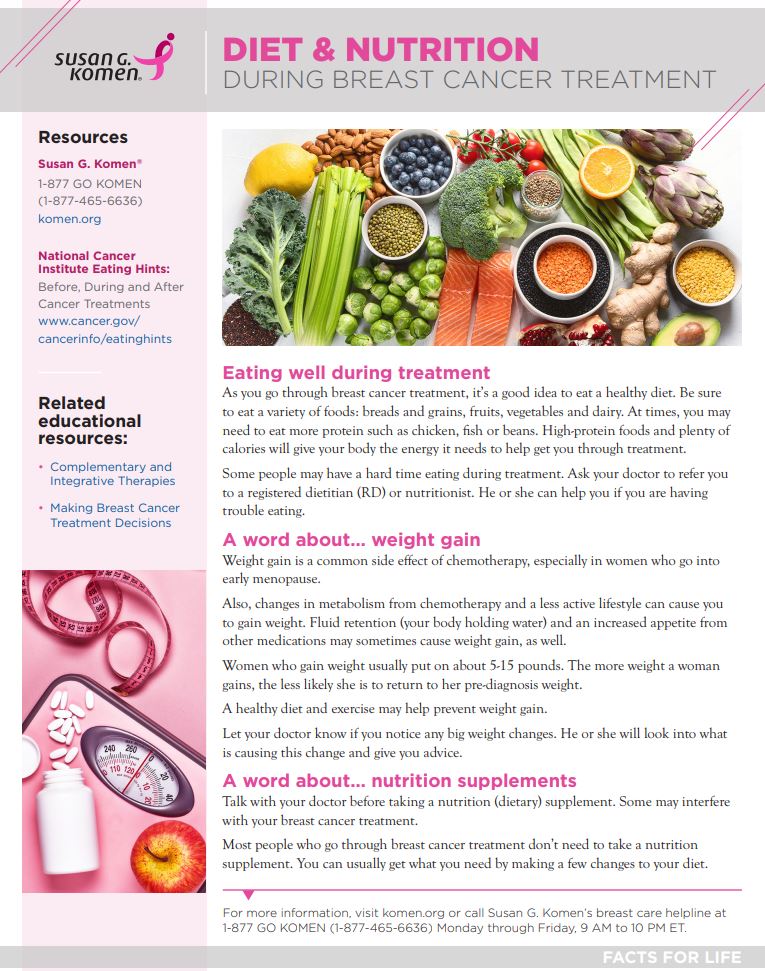 Diet and nutrition