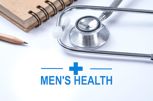graphic that reads Mens Health Month
