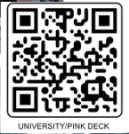University Pink Deck QR Code