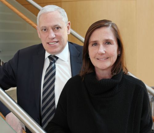 Rutgers Cancer Institute members Wadih Arap and Drs. Renata Pasqualini